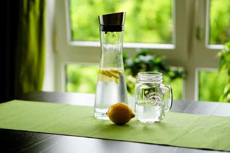 Fruit juice drink glass