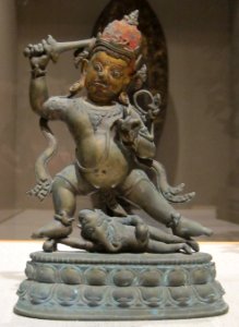 Achala statue from Tibet, 15th-16th century, gilt bronze, Honolulu Museum of Art