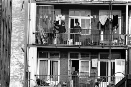 Actiegroepen en bewoners Lastageweg (Nieuwmarktbuurt) bereiden zich voor op sloo, Bestanddeelnr 927-8578