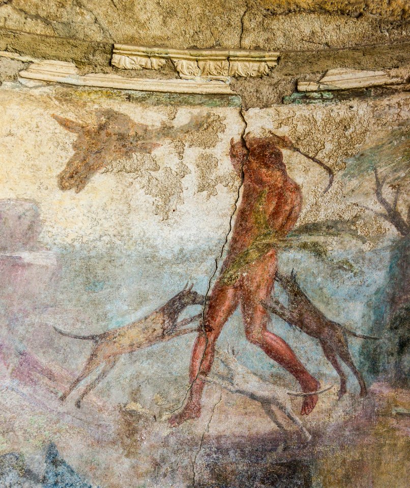 Actaeon house Menander fresco Pompeii