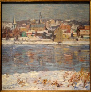 Across the Delaware, Robert Spencer, undated - Phillips Collection - DSC04844
