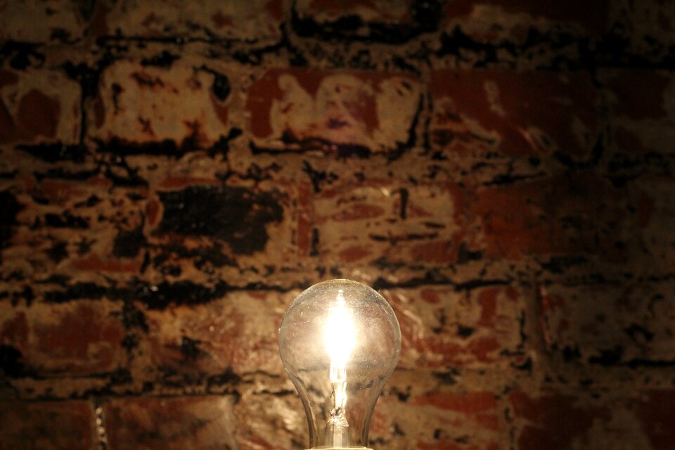 Brick industrial brown wall