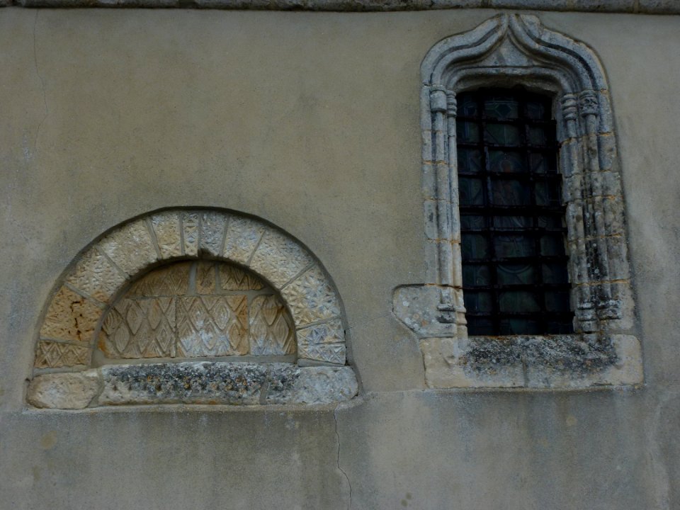 Aclou (Eure, Fr) église Saint-Rémi, détail fenêtre