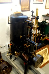 Acme Steam Engine Co., Rochester, New York, Automatic Packaged Engine - New England Wireless & Steam Museum - East Greenwich, RI - DSC06737