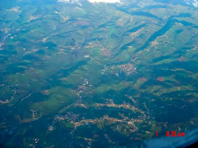 Aerial photograph of Portugal, 2006-01-01, approaching Lisbon 01