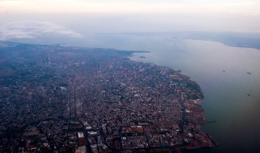 Aerial view of Macaraibo city
