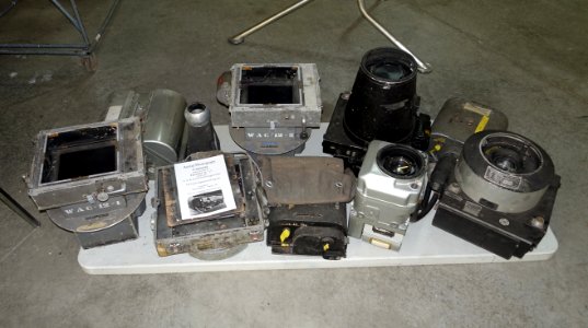 Aerial Photography Cameras, 1 of 3 - Oregon Air and Space Museum - Eugene, Oregon - DSC09725