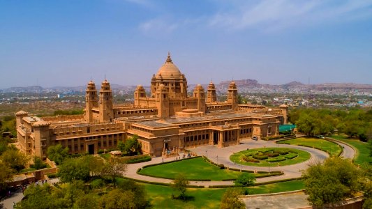 Aerial View Umaid Mahal Jodhpur