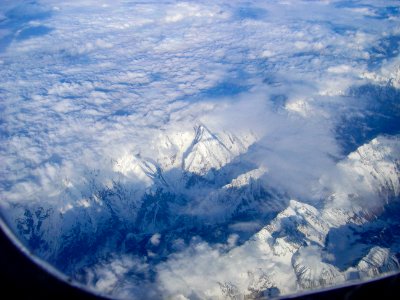 Aerial view of the Alps 2008-01-31