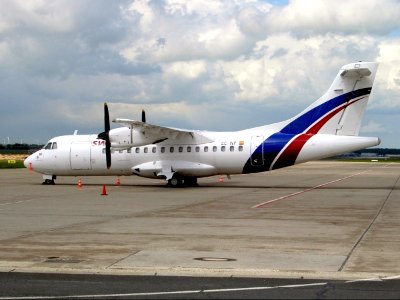 Aerospatiale Alenia ATR-42-300 Swiftair EC-IVP Leipzig Halle (LEJ - EDDP), 10 May 2005