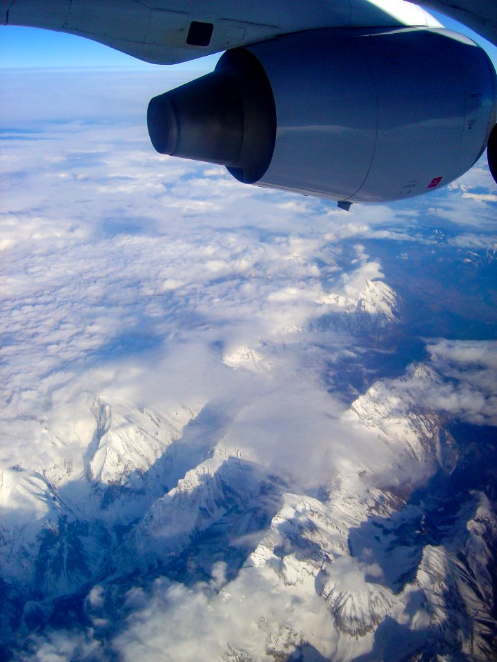 Aerial view of the Alps 2008-01-30