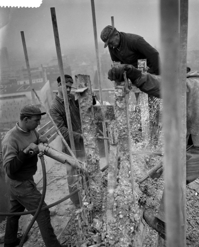 Afbraak oude Bijenkorf, Rotterdam, Bestanddeelnr 910-7452