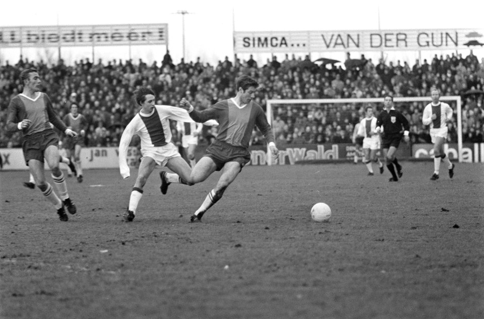 ADO tegen Ajax 2-5 spelmomenten, Bestanddeelnr 921-9702