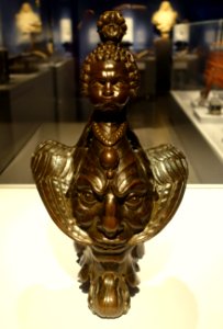 Aeolipile (steam blower), view 1, Augsburg or Prague, c. 1590-1600, bronze, silver - Metropolitan Museum of Art - New York City - DSC06997