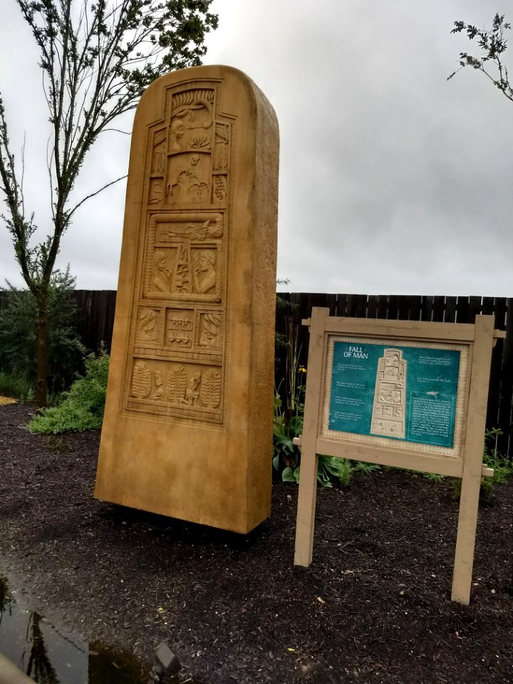 AE monument walk Fall of Man