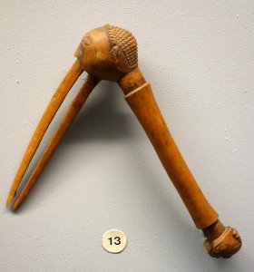 Adze, symbolic (mutobo) - Luba - Royal Museum for Central Africa - DSC06343
