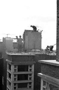 Afbraak flat-gebouw in de Vijzelstraat, Bestanddeelnr 914-2427