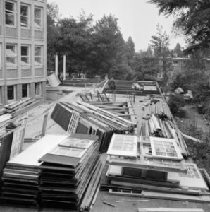 Afbraak houten gebouw, Bestanddeelnr 250-8199