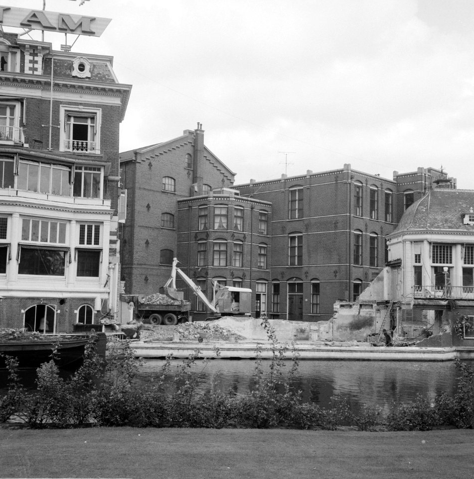 Afbraak van de villa naast het Lido aan de Leidsekade, Bestanddeelnr 919-5136