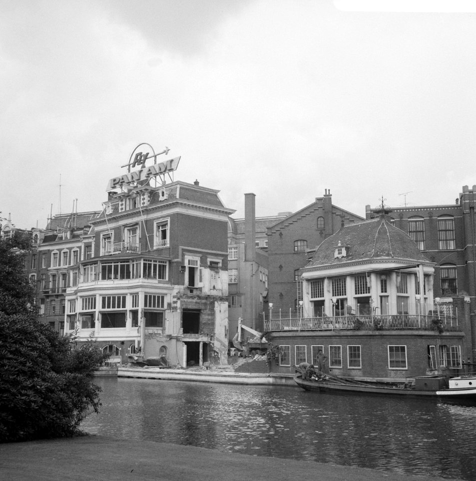 Afbraak van de villa naast het Lido aan de Leidsekade, Bestanddeelnr 919-5134