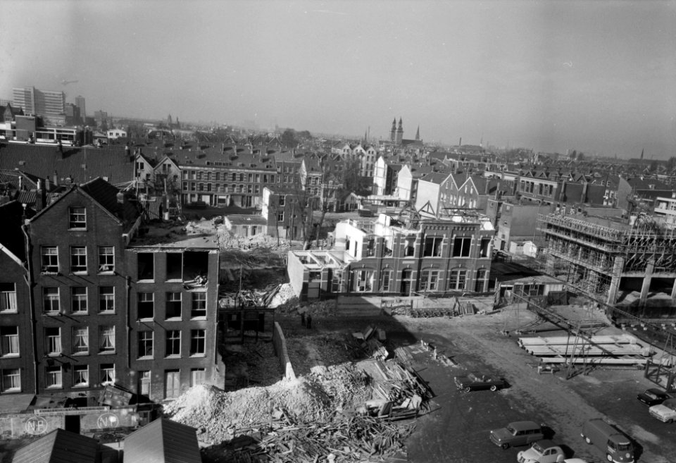 Afbraak en nieuwbouw bij Westblaak in Rotterdam, Bestanddeelnr 912-2400