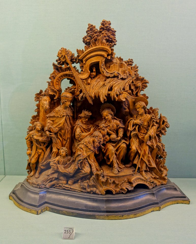Adoration of the Magi, by Johann Benedikt Witz, c. 1745-1750, linden wood - Mainfränkisches Museum - Würzburg, Germany - DSC04881