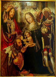 Adoration of the Magi, altarpiece from the Mosteiro de Celas, by Manuel Vicente, 1500-1525 - Museu Nacional de Machado de Castro - Coimbra, Portugal - DSC09991