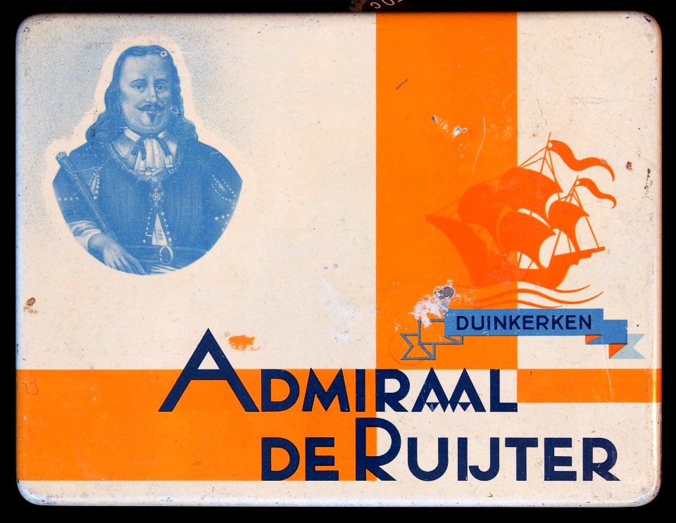 Admiraal de Ruijter Duinkerken sigarenblikje