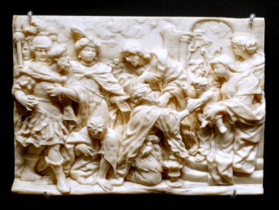 Adoration of the Three Kings, Joseph Forti, c. 1700, ivory - Hessisches Landesmuseum Darmstadt - Darmstadt, Germany -DSC00548