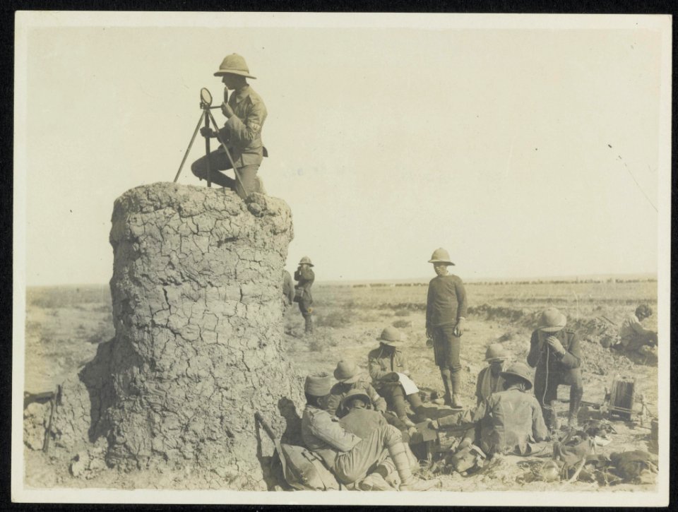 Advanced Head Quarters at Kara Tepe., Bestanddeelnr 158-1526