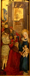 Adoration of the Magi, Franconian master, c. 1510, paint on wood - Mainfränkisches Museum - Würzburg, Germany - DSC05164