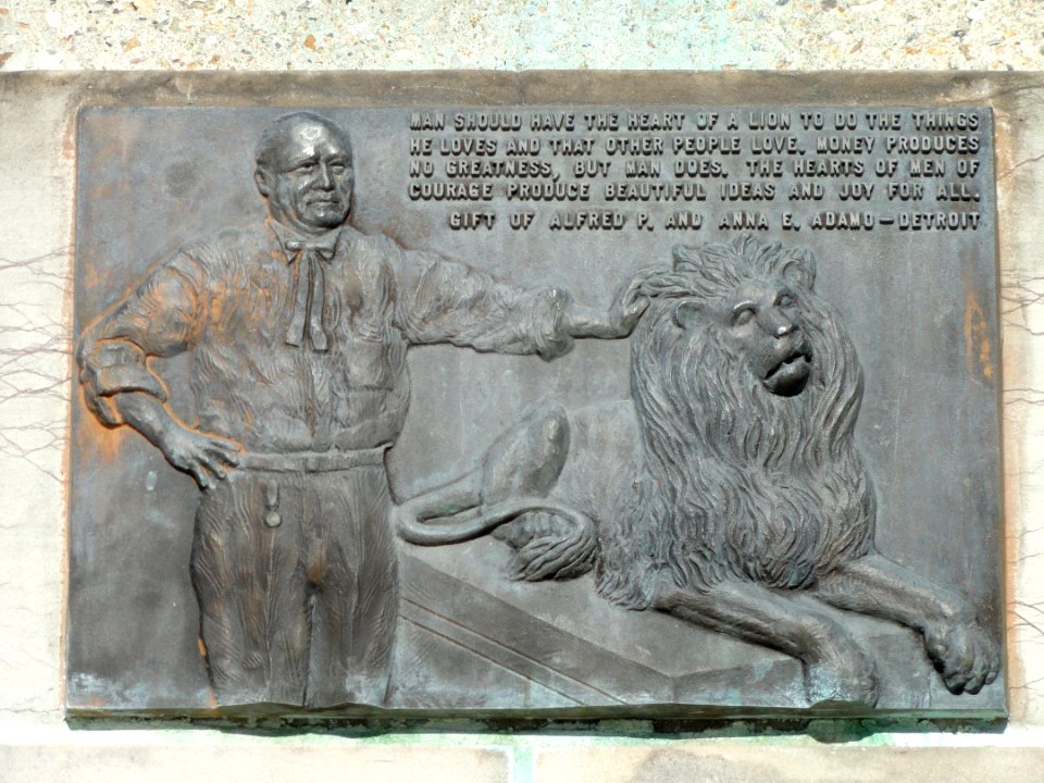 Adamo plaque - Civic Center Park, Denver - DSC01204