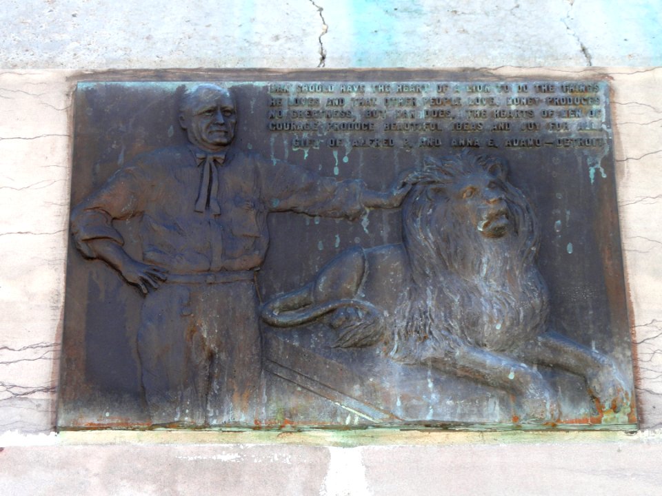 Adamo plaque - Civic Center Park, Denver - DSC01219
