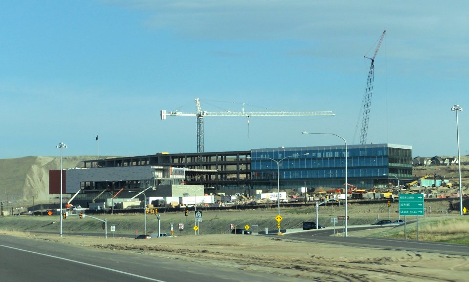 Adobe Systems - Utah Campus - construction on 28 Mar 2012