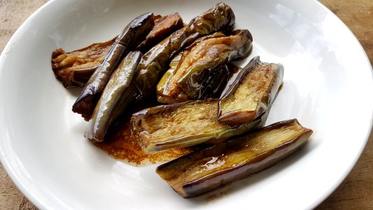 Adobong talong or Eggplant adobo (Philippines)