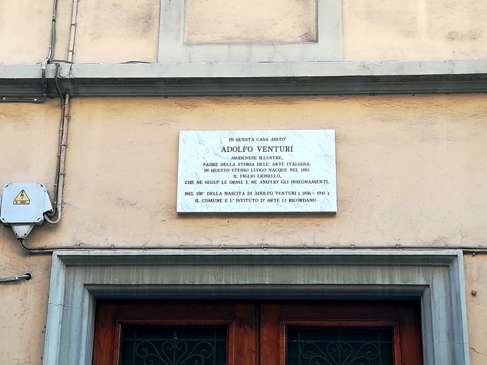 Adolfo Venturi targa