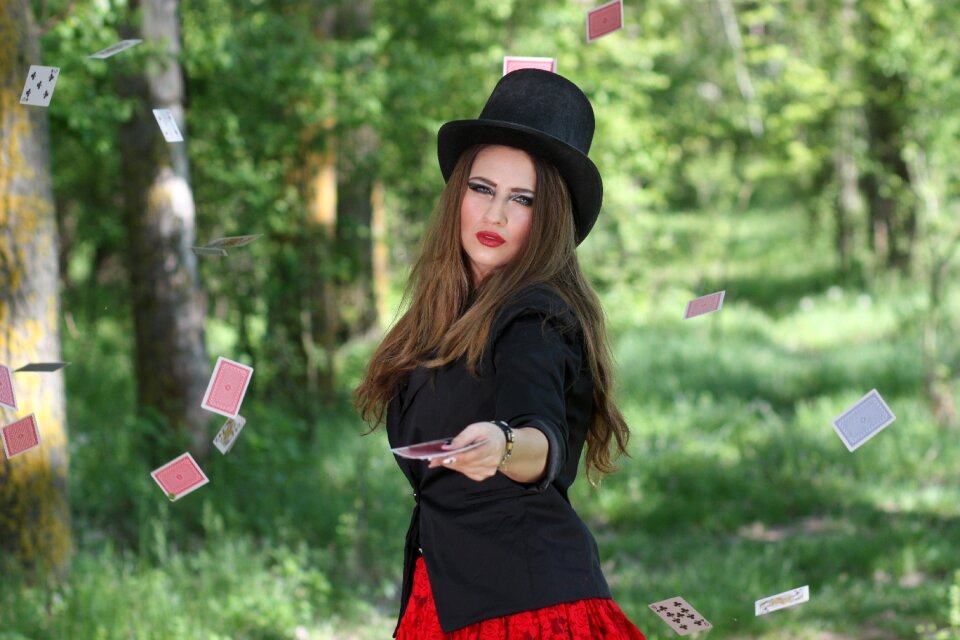 Playing cards luck magic
