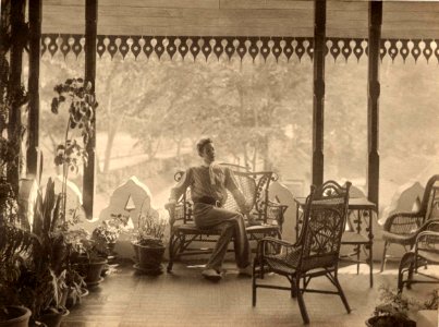Adolf de Meyer Self-Portrait in India 1900