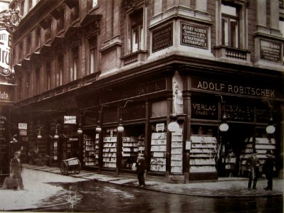 Adolf Robitschek Graben 1900