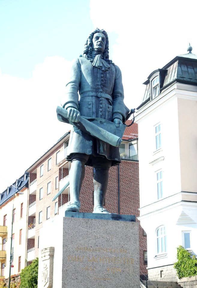 Admiral Hans Wachtmeister by Conrad Carlman, Karlskrona, Sweden, 1930 - DSC09019