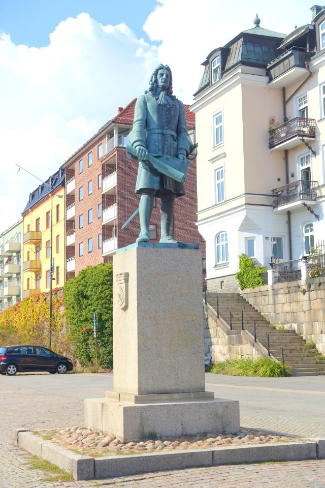 Admiral Hans Wachtmeister by Conrad Carlman, Karlskrona, Sweden, 1930 - DSC09021