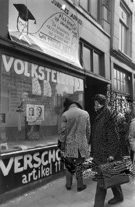 Aktie-comite tegen aanstaande Volkstelling op Keizersgrac bij Leidsestraat, Amst, Bestanddeelnr 924-2313