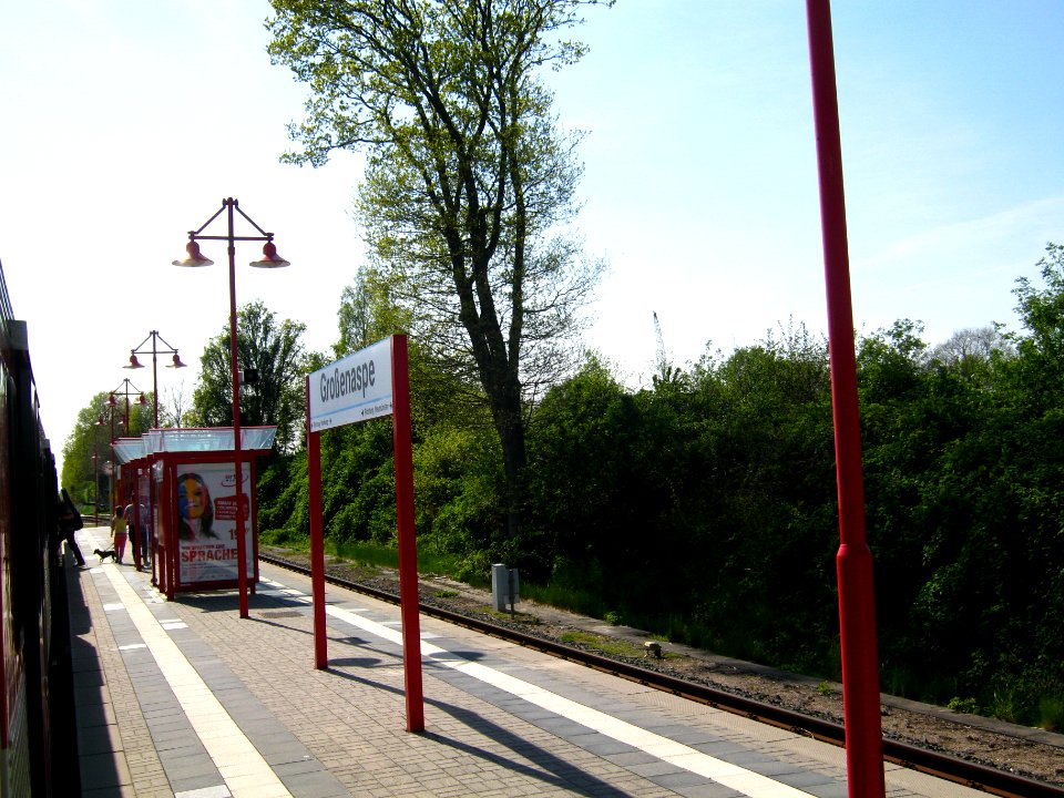 AKN Bahn Station Großenaspe