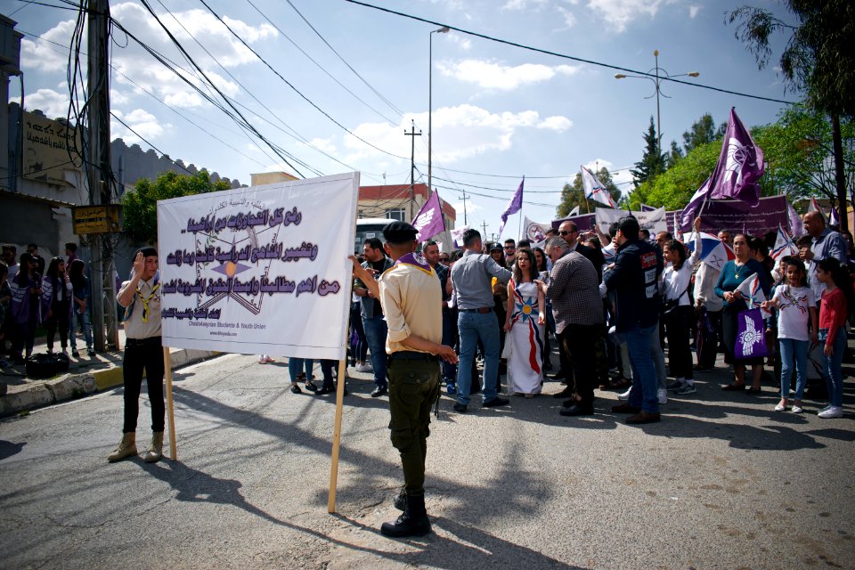 Aketo Festival (Assyrian New Year) in 2018 CE in Nohaadra (Duhok) 08
