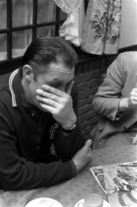 Ajax verblijft in Hotel Duinoord te Wassenaar voor wedstrijd tegen Napoli. Rinus, Bestanddeelnr 923-1754