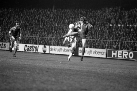Ajax tegen Twente 1-0, spelmoment, Bestanddeelnr 926-3280