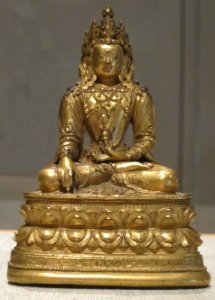 Akshobhya statue from Tibet, 18th-19th century, Honolulu Museum of Art