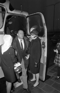 Ajax terug uit Istanbul. Rinus Michels, Bestanddeelnr 921-8998