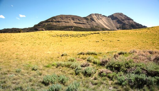 Mountain peacful landscape photo