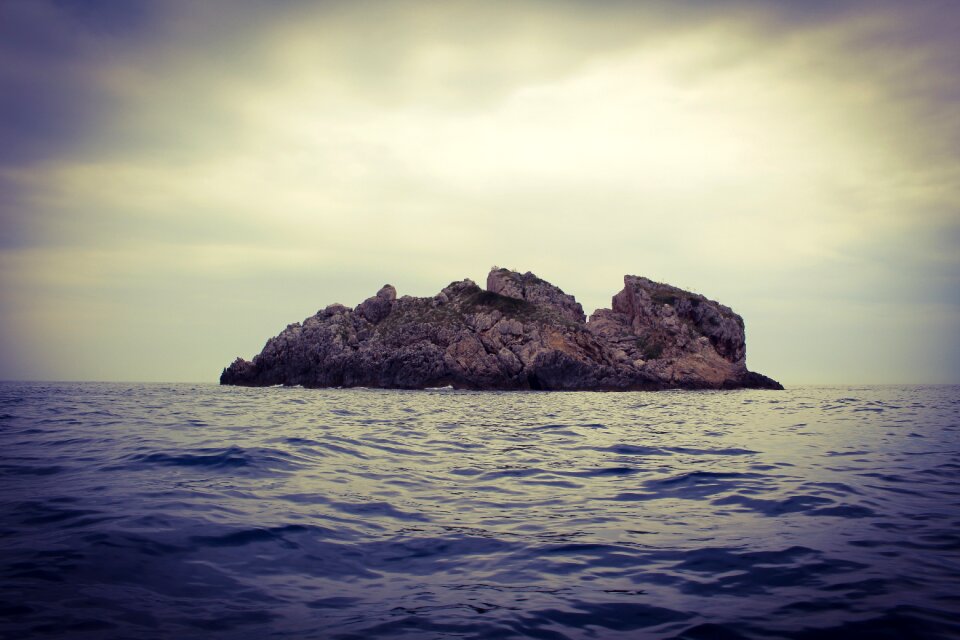 Sea rock greece
